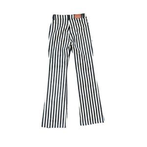 ALTUZARRA BLACK AND WHITE STRIPE DENIM SIZE 36 , XL